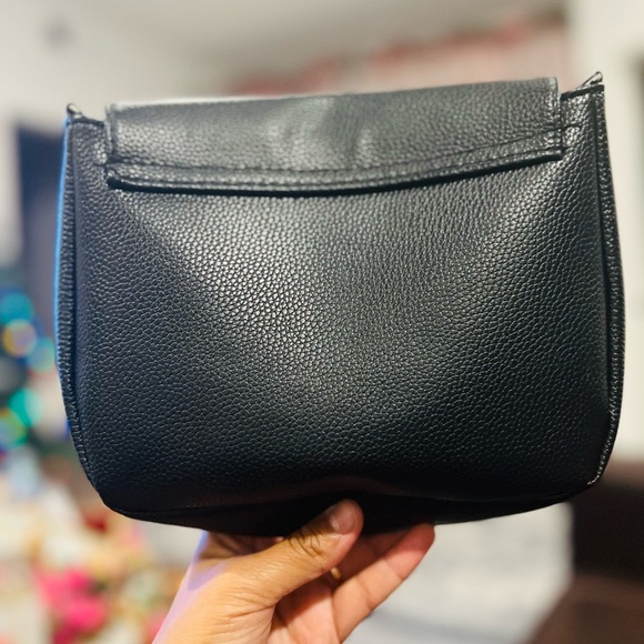 Saddle Bag- Faux Leather Be Kind, Chain Strap Small Crossbody - Picture 4 of 6